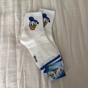 Disney Donald Duck White & Blue Socks